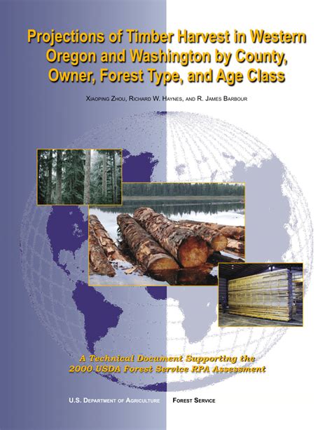 Pdf Projections Of Timber Harvest In Western Oregon And Washington By