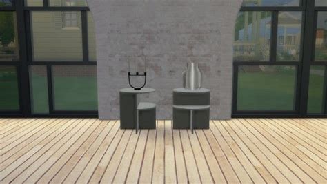 Meinkatz Creations Halves Side Table By Muuto • Sims 4 Downloads Check