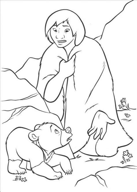 Little Bear Coloring Page - Coloring Home