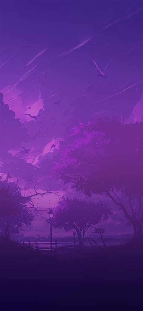 Purple Aesthetic Wallpaper Anime Background Vrogue Co