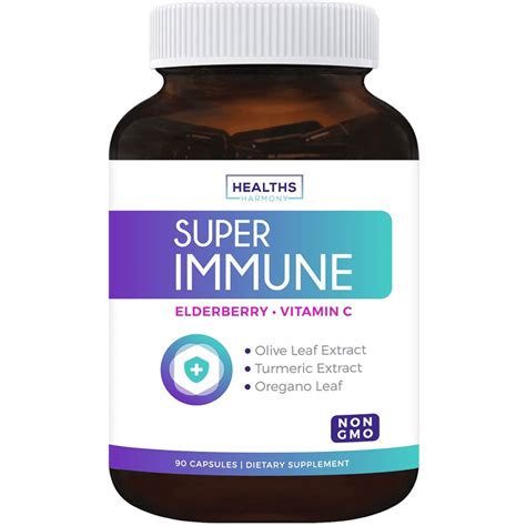 Healths Harmony Super Immune Support Immune System Booster For Adults