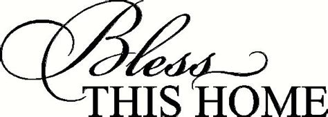 Bless This Home 1 Wall Sticker Vinyl Decal The Wall Works