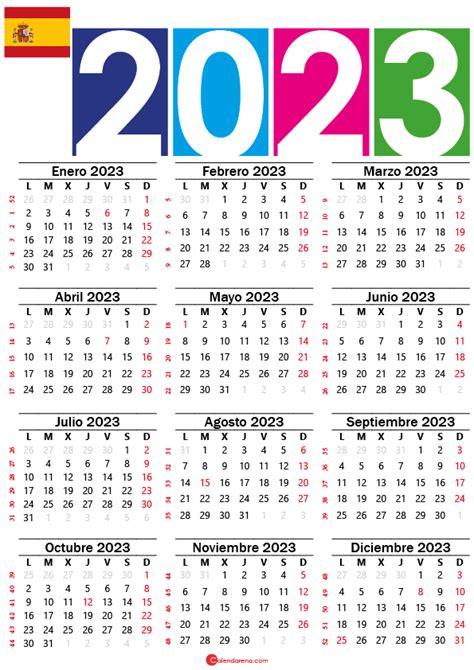 Calendario 2023 Con Días Festivos Free Online Calendar Calendar Usa Work Calendar Calendario
