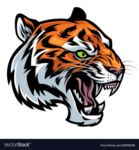 Tiger Roar Vector