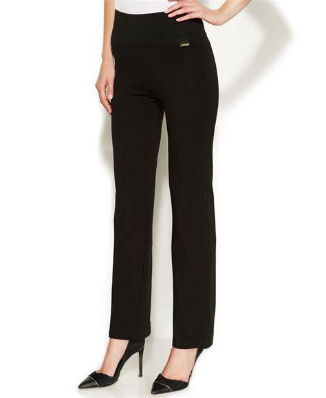 calvin klein essential power stretch pants and reviews pants and capris women macy s
