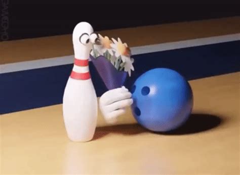 Boule De Bowling Bleue S S De Mèmes Animés Scandaleux