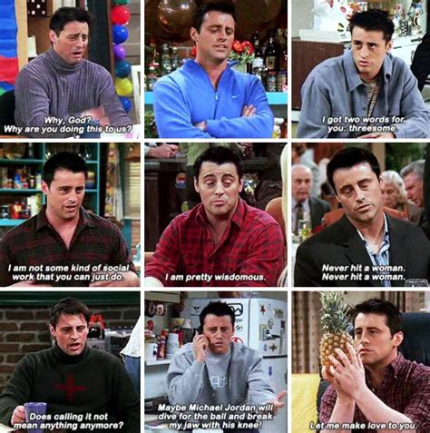 Joey Best Lines Friends Moments Friends Funny Moments