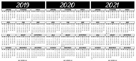 Calendar 2020 And 2021 Printable Free Letter Templates