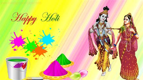 Radha Krishna Holi Hindu God Wallpapers Free Download