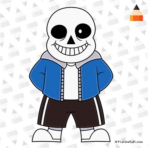 How To Draw Sans From Undertale Undertale Step By Ste