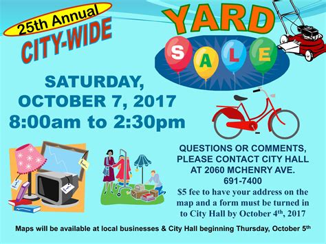 City Wide Yard Sale — Escalon Chamber of Commerce