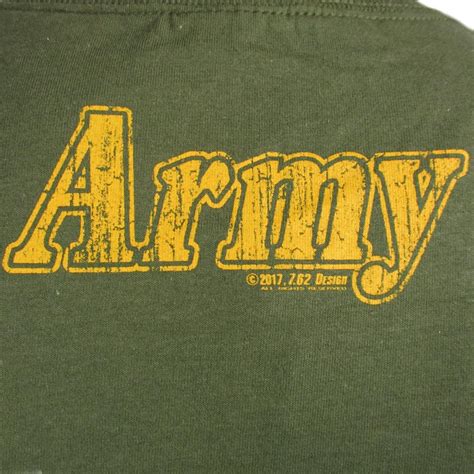 762 Design Army Retro Green T Shirt Army And Outdoors