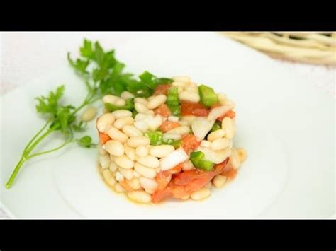 Puedes preparar el plato con cualquier variedad de alubia que te guste. Ensalada de alubias blancas. RECETA COCINA 🍋🍅 - YouTube