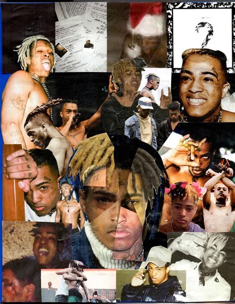 A Physical Collage I Made In Honor Of Jahseh Rxxxtentacion