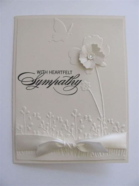 Sympathy Card Condolence Card Thinking Of You Heartfelt Etsy