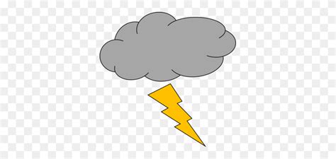 Rain Cloudburst Lightning Thunderstorm Storm Cloud Clipart Flyclipart