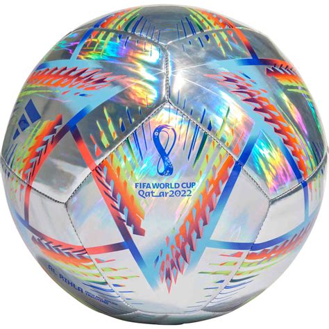 Adidas World Cup Foil Rihla Training Soccer Ball 2022 Soccerpro