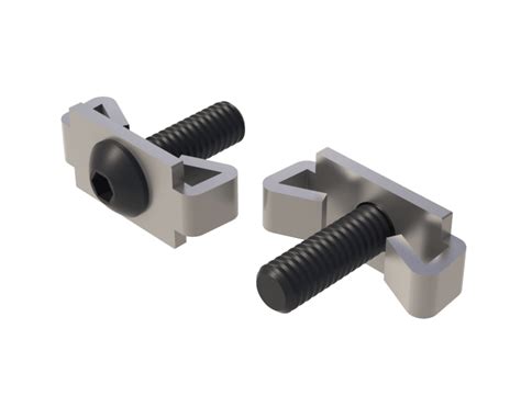 fc36800m 40 s m8 x 1 25 end fastener w ss screw 3679 and 17 8325 parco inc aluminum t slot