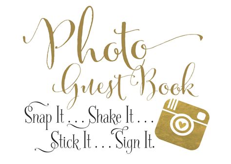 How do you know what to look for with. Instant Camera Photo Guest Book Sign | Photo Wedding Guest ...