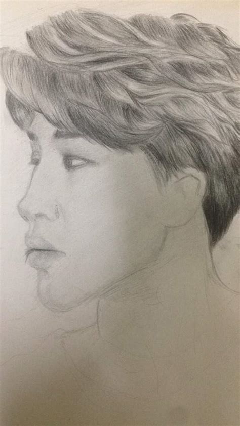 Jimin Side View Fanart Armys Amino