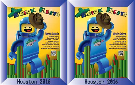 Brick Fiesta Houston Texas Minifigure Torso for the July ...
