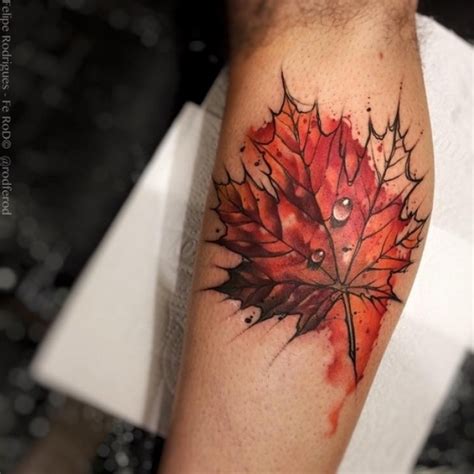 Canadian Maple Leaf Tattoo Best Tattoo Ideas Gallery