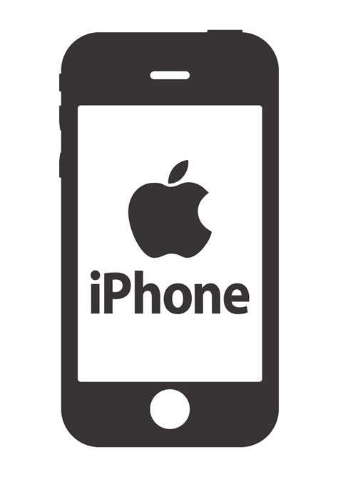 Iphone Logo Vector Format Cdr Ai Eps Svg Pdf Png