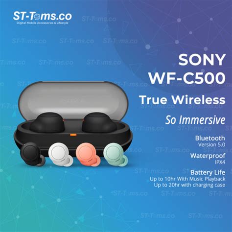 Promo Sony Wf C500 Wf C500 True Wireless Headphones Tws Headset