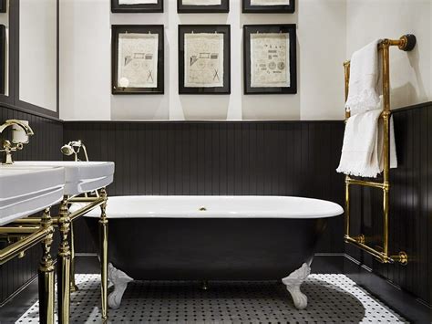 Ideas For A Glamorous Black And Gold Bathroom Home Decor Singapore