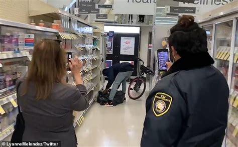 Brazen Shoplifter Fills His Suitcase Up With Stolen Goods At San Francisco Cvs As Staff Look On