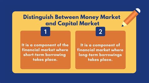 Distinguish Between Money Market And Capital Market 8 Points