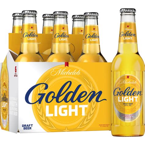 Michelob® Golden Light Draft Beer 6 Pack 12 Fl Oz Bottles Beer