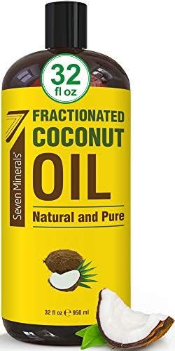 Fractionated Organic Coconut Oil Amber Glass Pump Bottle A Daily Rejuvenating Skin