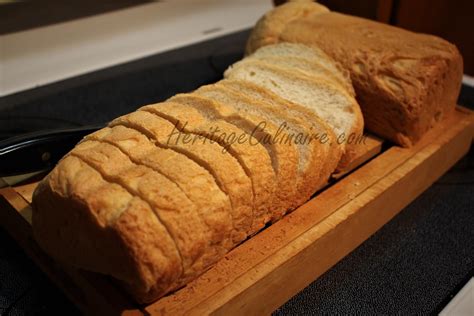 Recette de pain pour machine à pain