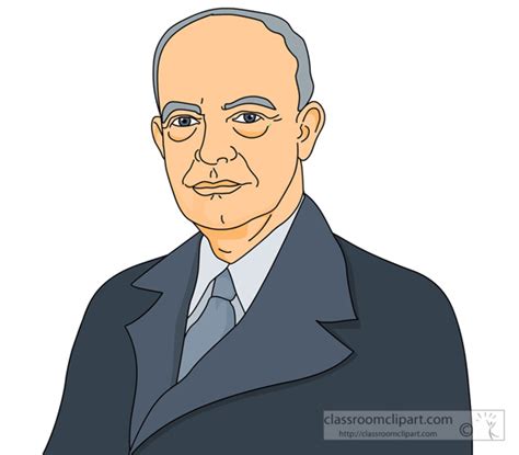 American Presidents Clipart President Dwight D Eisenhower Clipart