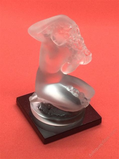 Antiques Atlas Lalique Crystal France Floreal Nude Statuette