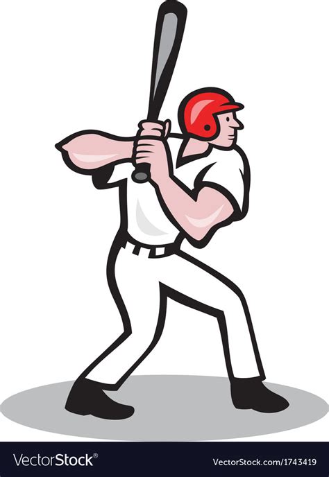 Baseball Hitter Cartoon