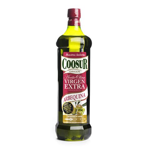 coosur aceite de oliva virgen extra arbequina 1l mesa del sur