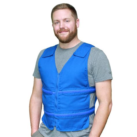 Zipper Cooling Vest With Kool Max® Pack Strips Polar Products