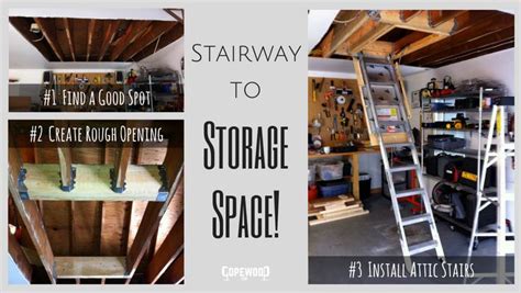 Convert Unused Garage Attic Space To Storage Attic Storage Garage