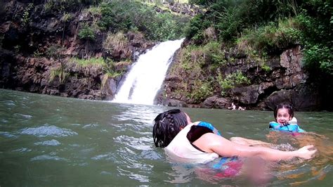 Hawaii Waterfall Swimming Youtube