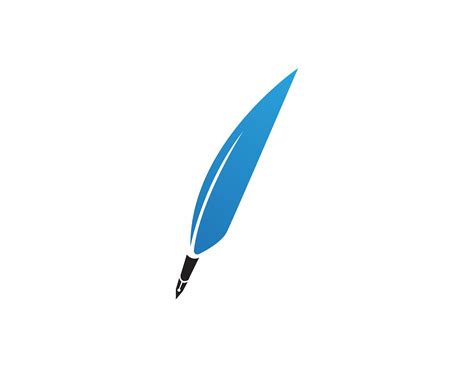 Download Feather pen write sign logo template app icons - Download ...