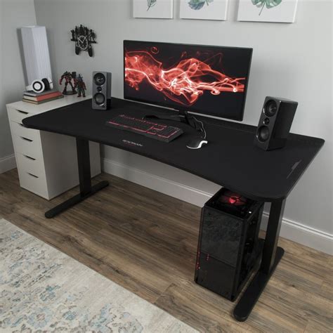 Features full rgb lighting and tempered glass side panels for the look and feel that gets you into a gaming zone. RESPAWN Gaming Desk & Reviews | Wayfair