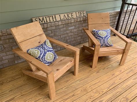 Traditionally, adirondack chairs were made of wood. Adirondack Chairs | Ana White