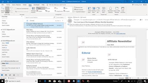 How To Change The Font Size Of The Outlook Message List