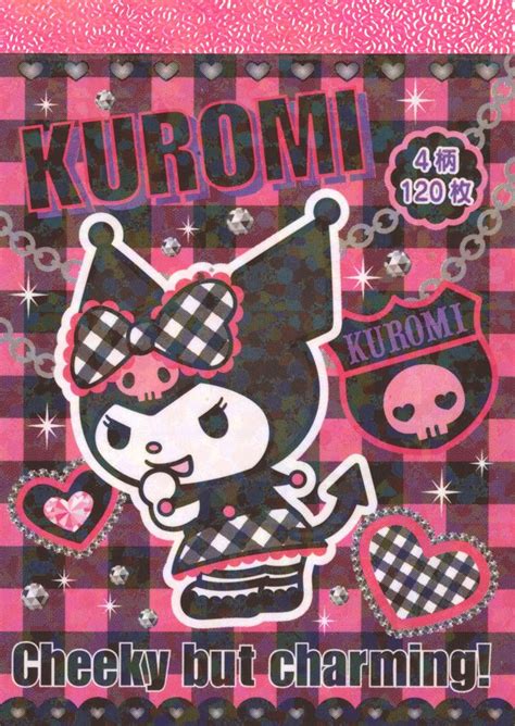 Sanrio Kuromi Mini Memo Checks Hello Kitty Art Retro Poster Art