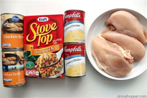 Chicken dinners can get real boring, real fast. Easy Slow Cooker Chicken and Stuffing - CincyShopper