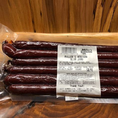 Venison Processing And Custom Cuts — Millers Meat Market