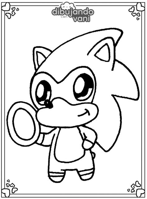 Dibujar A Sonic Para Colorear Dibujar A Sonic Para Imprimir A42
