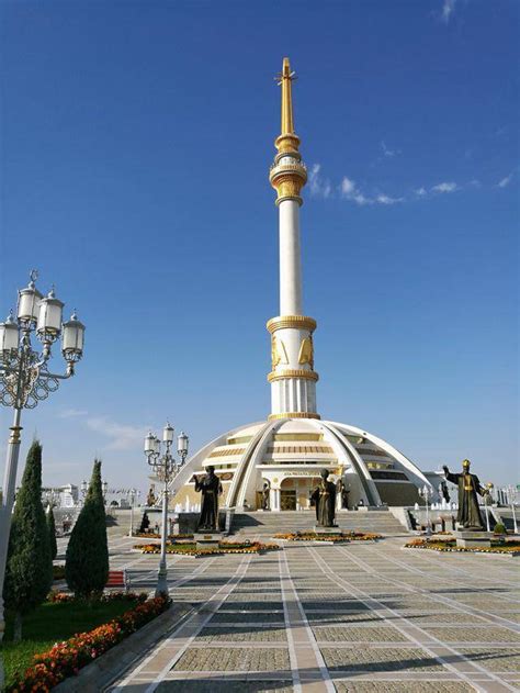 游画土库曼斯坦这个国家一点都不土 阿什哈巴德 纪念碑 城市